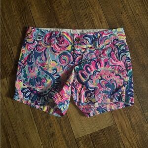 Lilly Pulitzer Callahan Vibrant Swirl Shorts